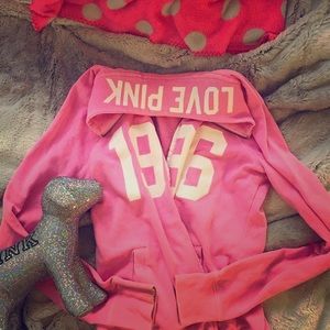 Vs pink rare sport zip